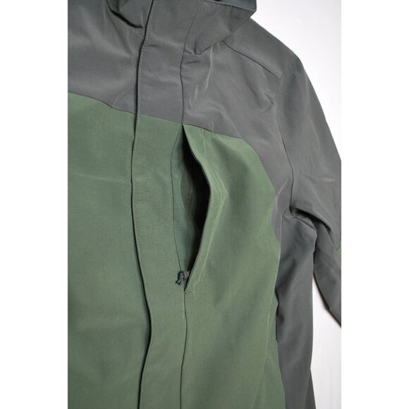 J. Crew Gray and Green Zip Front Water Resistant Performance Jacket - Picture 10 of 16